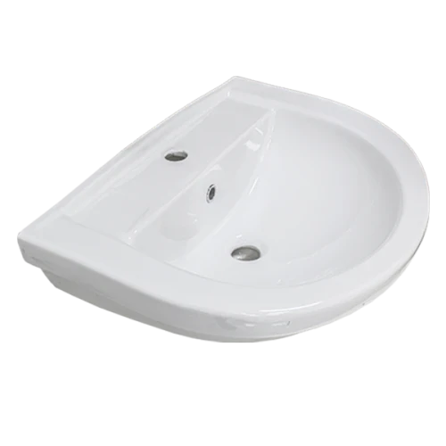 مغسلة بدور 7000 الخزف السعودي ابيض